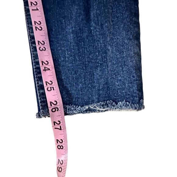 Re|Done Denim Jeans ~ size 27 ~ raw unfinished hem ~ button fly - Picture 6 of 13